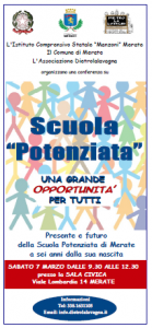 Volantino conferenza scuola potenziata