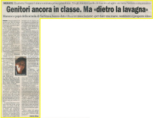 Comunicato stampa del 27/03/08 al Giornale della Provincia di Lecco