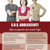 Locandina ciclo conferenze adolescenza: S.O.S. Adolescenti - Alla scoperta dei nostri figli - date: 09/09 - 25/10 - 10/11 - 16/11