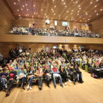 La sala dell'Auditorium gremita di gente